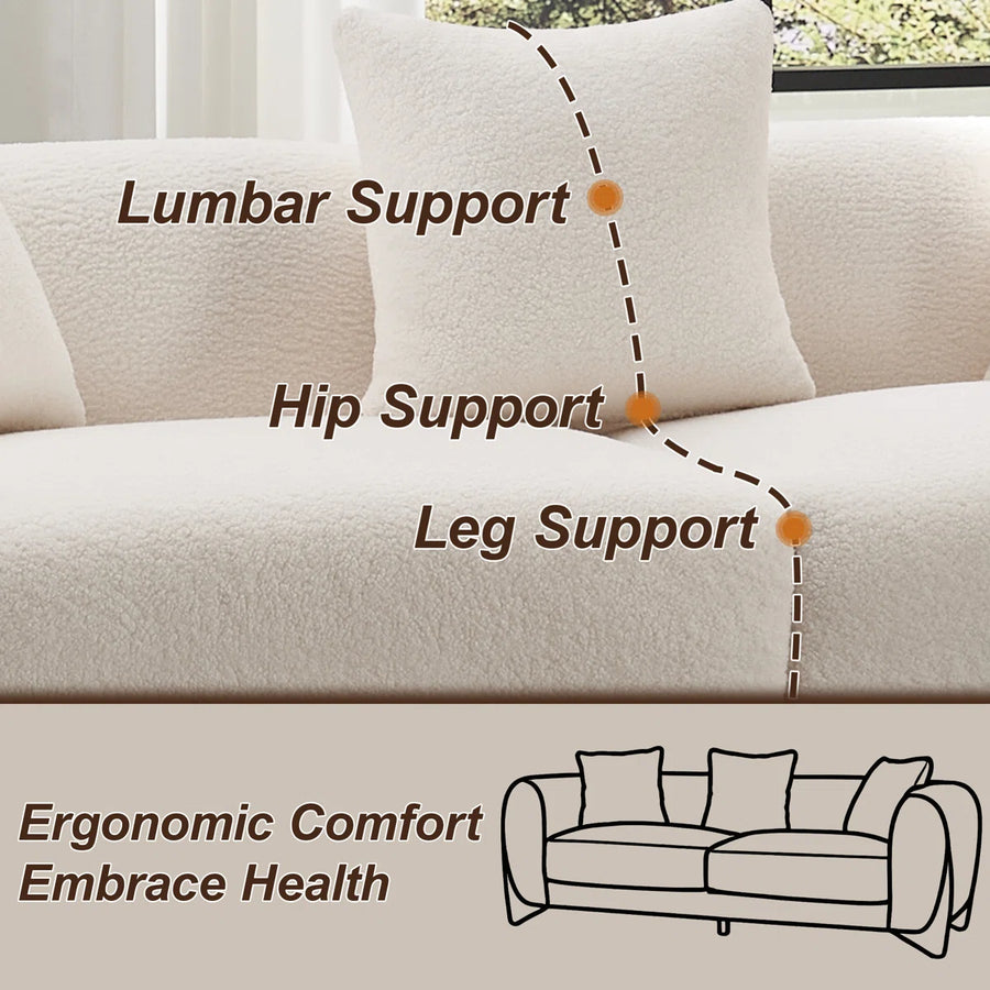 Oslo Bouclé Sofa, image 8