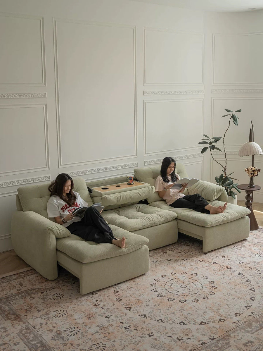 Nestle Extendable Modular Sofa | Smart Sofa with USB & Type-C Charging, image 2