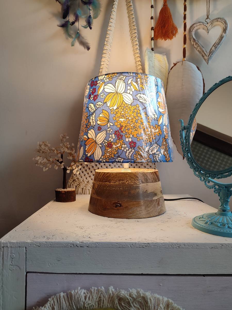 Noren- Natural Wooden Finish Table Lamp, image 3