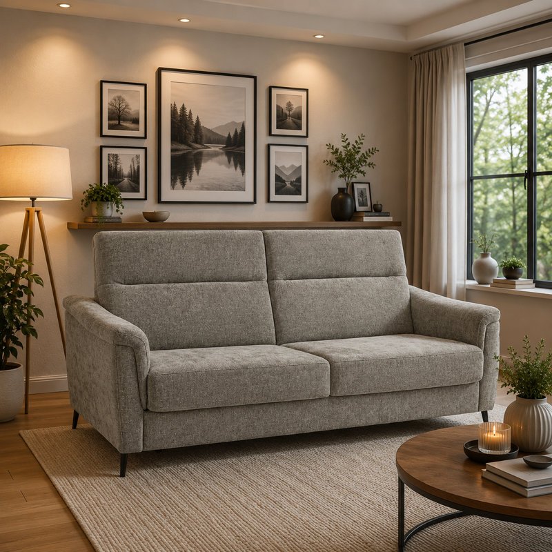 Luno Queen Sleeper Sofa Bed with Mattress, image 2